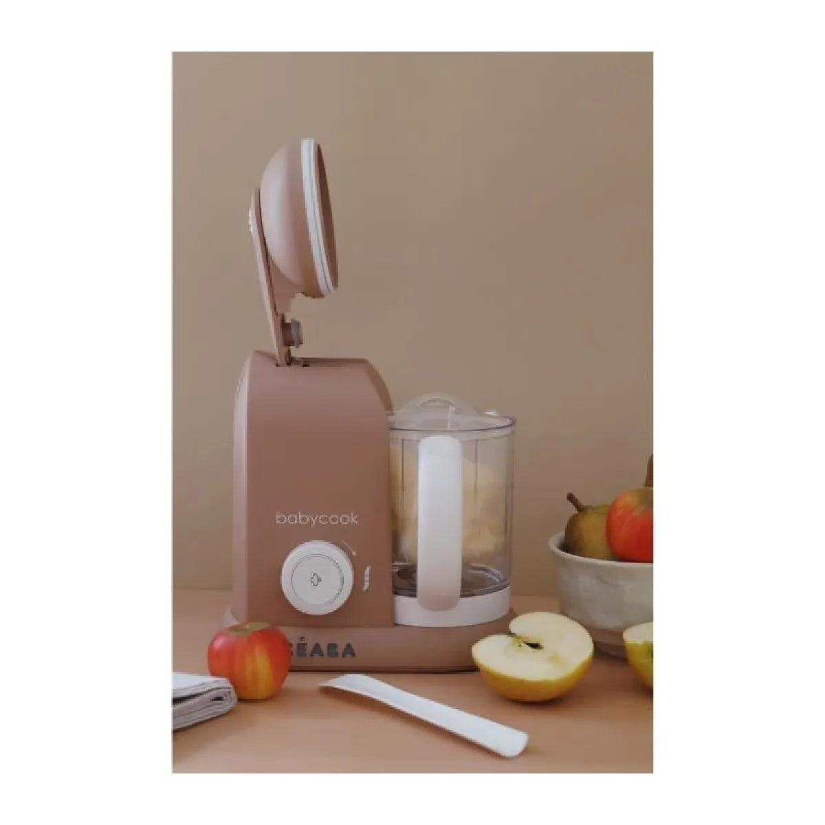 BEABA , Babycook solo, robot bébé 4 en 1, cuiseur-mixeur, Pralin