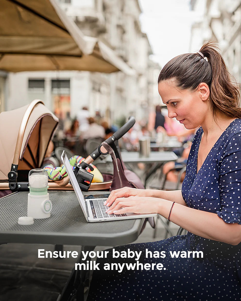 Chauffe-biberon portable Momcozy pour sorties et voyages