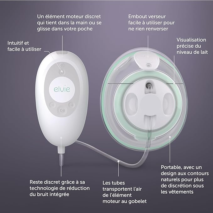 Elvie Stride | Tire-lait électrique de qualité hospitalière