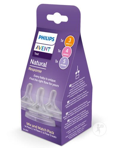 TETINE PACK DE 3 NATURAL AVENT