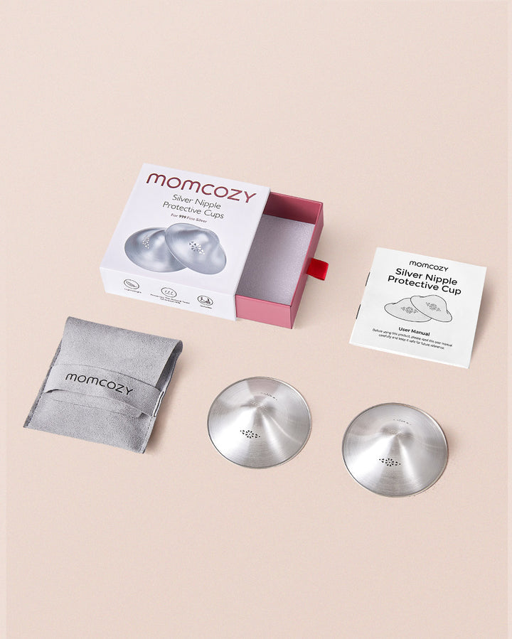 Momcozy Tasses d'allaitement Original en argent 999