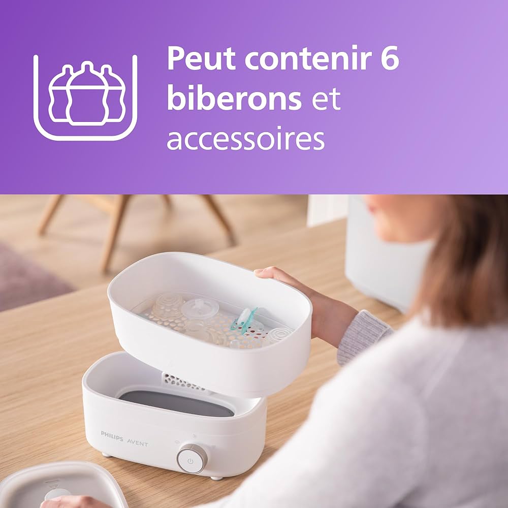 Stérilisateur électrique à vapeur Premium, Philips Avent