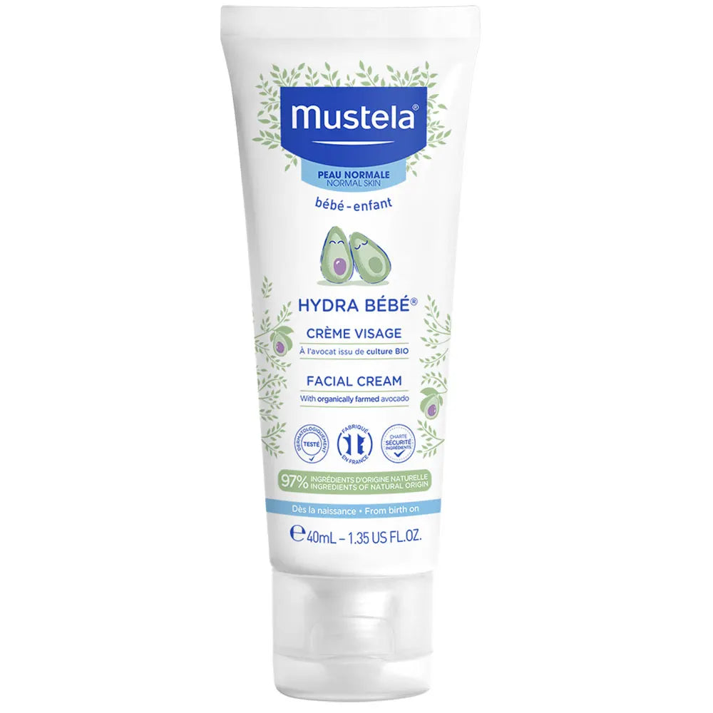 Mustela Hydra Bebe Creme Visage Peaux Normales 40 ml