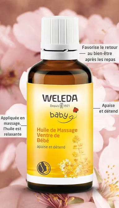 Weleda Huile De Massage Ventre De Bebe Peaux Delicates Bebe 50ml