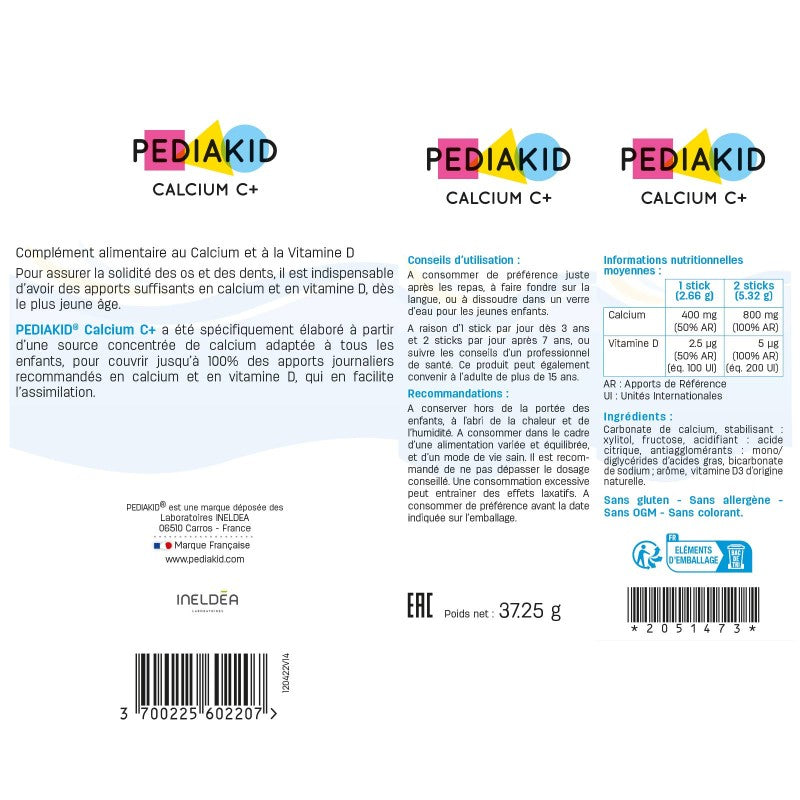 PEDIAKID Calcium C+