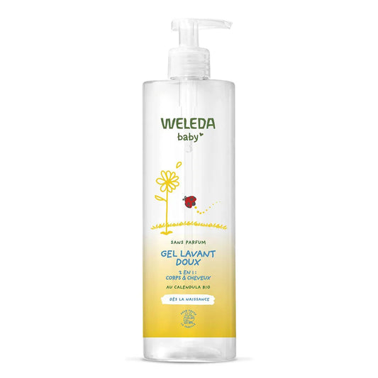 Weleda Bebe Et Enfant Gel Lavant Doux 2 en 1 Corps & Cheveux 400ml