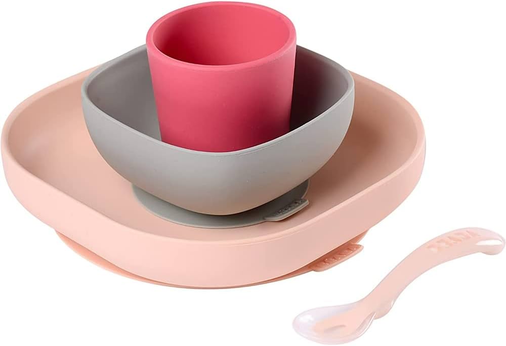 Béaba Set Vaisselle Silicone Repas Bébé