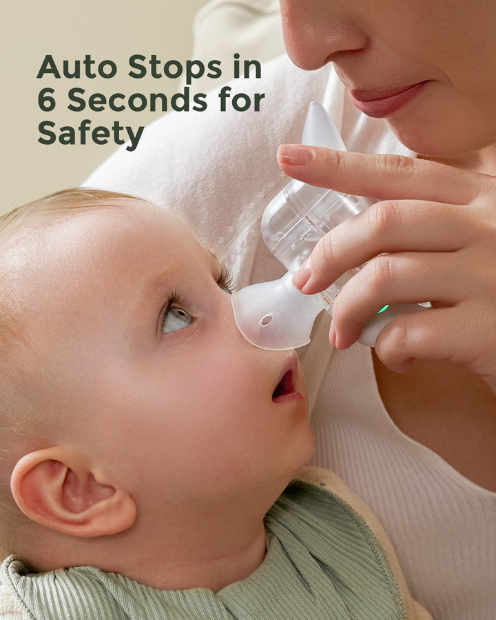 Momcozy BreezyClear Pro™ Aspirateur Nasal Électrique 2-en-1 à Pulvérisation et Aspiration