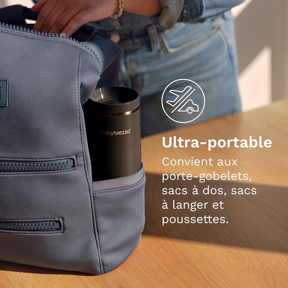 BabyBrezza  Chauffe biberon nomade ultra rapide avec recharge rapide et durable