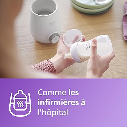 Philips Avent Premium - Chauffe-biberon rapide, avec contrôle intelligent de la température