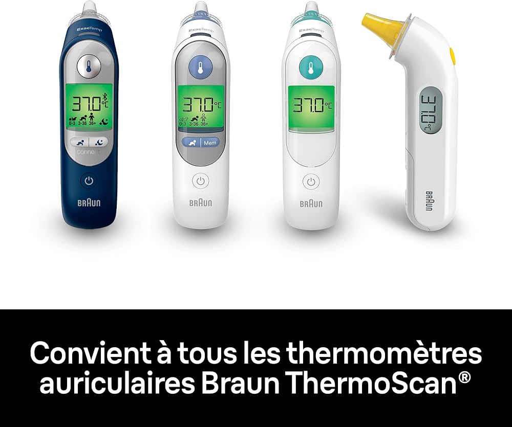 Braun ThermoScan Hygiene Caps|40 pièces