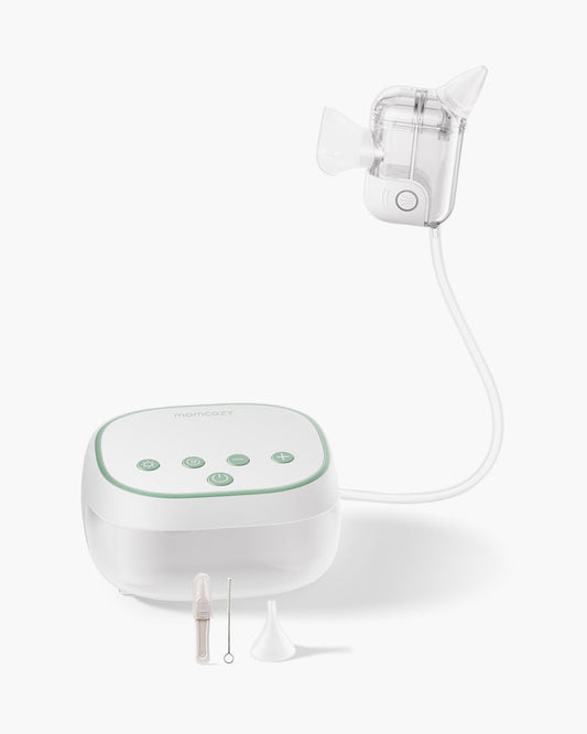 Momcozy BreezyClear Pro™ Aspirateur Nasal Électrique 2-en-1 à Pulvérisation et Aspiration