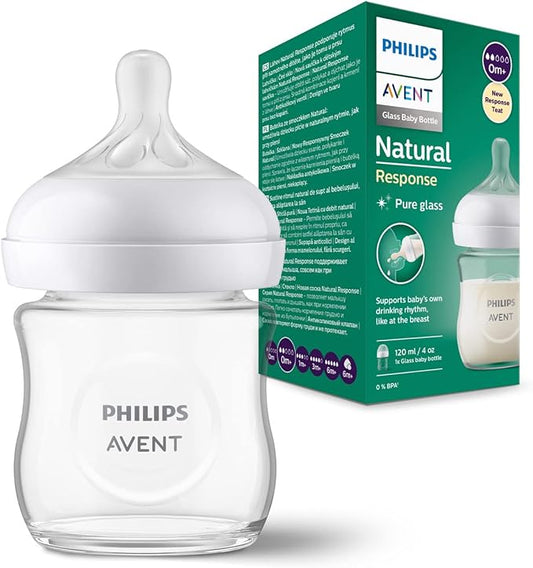 Philips Avent Biberon en verre à Réponse Naturelle - 120 ml SCY930/01