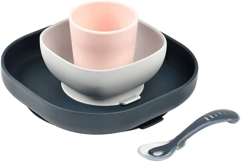 Béaba Set Vaisselle Silicone Repas Bébé