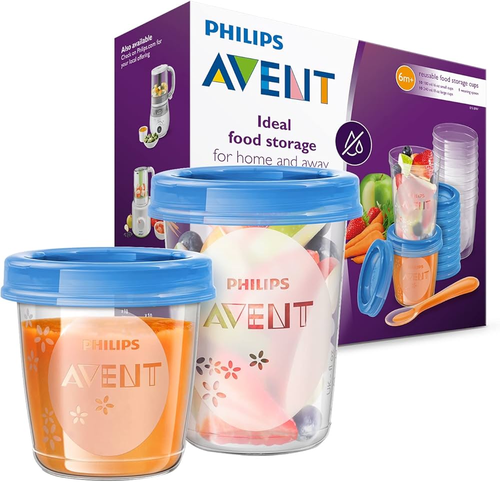 Philips Avent  20 Pots de conservation nourriture
