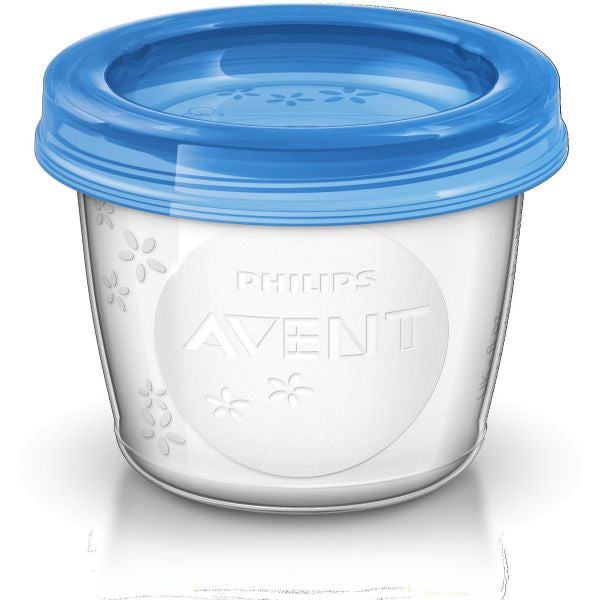 Philips Avent 5 Pots de conservation du lait maternel