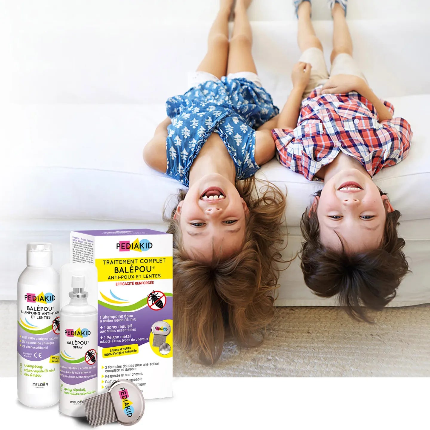 Pediakid Traitement complet balépou® anti-poux et lentes