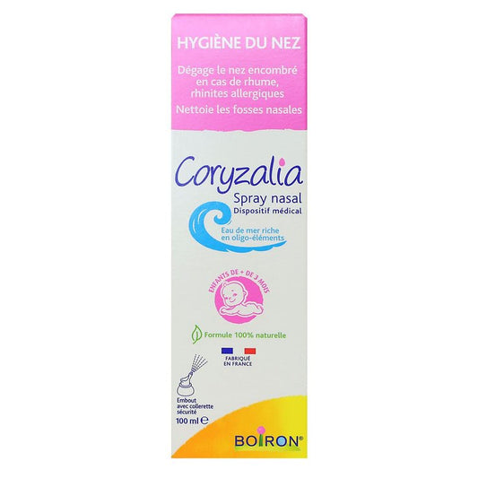 CORYZALIA HYGIÈNE DU NEZ SPRAY NASAL BÉBÉ +3 MOIS 100ML