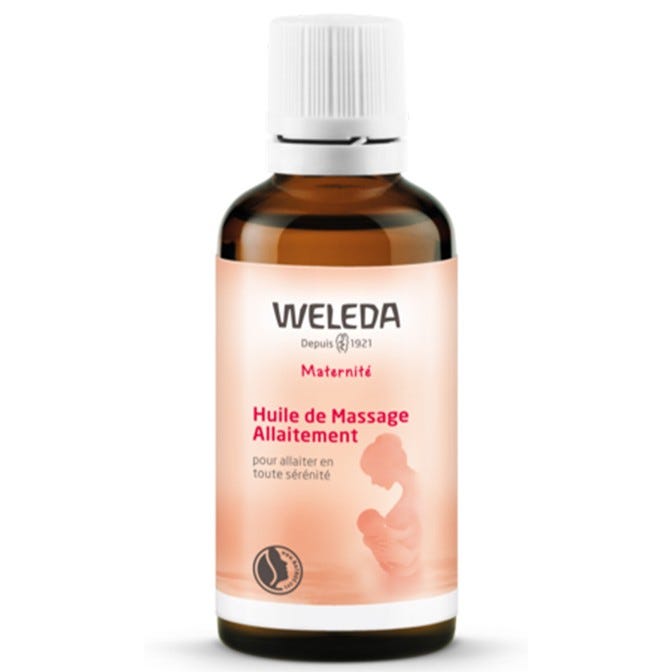 WELEDA MATERNITÉ - Huile de Massage Allaitement, 50ml
