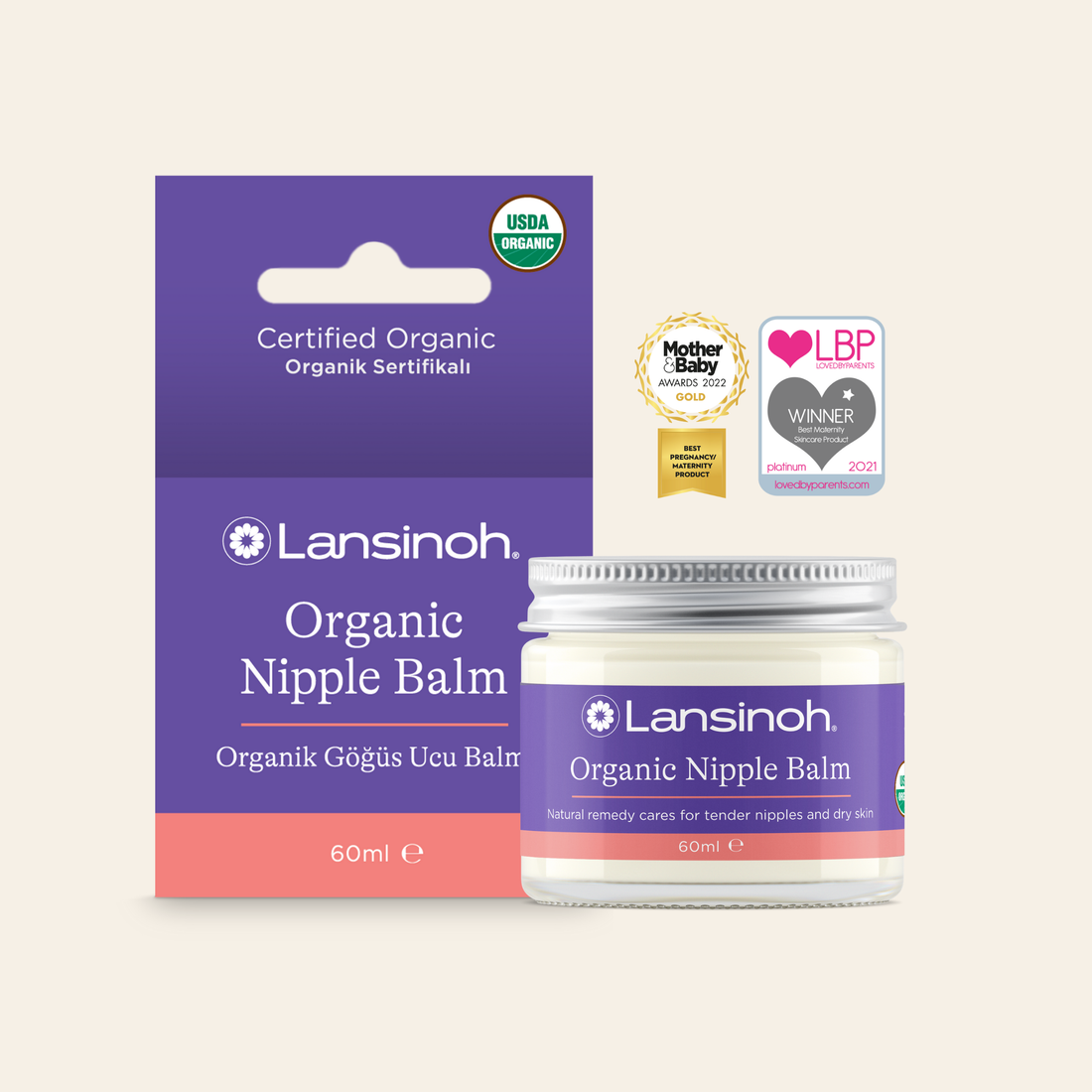 Lansinoh Baume bio pour les mamelons