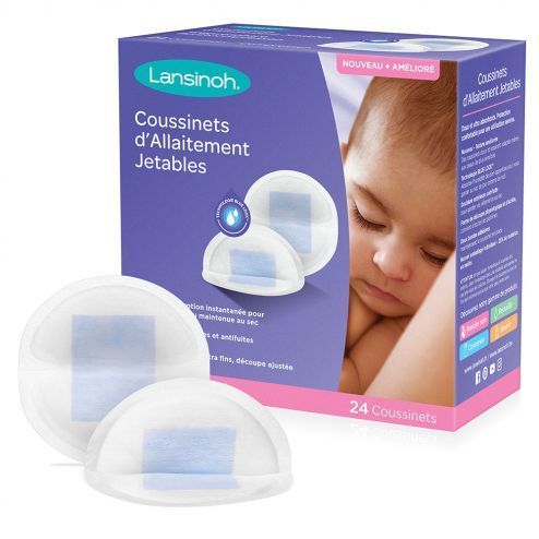 LANSINOH COUSSINETS D'ALLAITEMENT JETABLES PAR 24