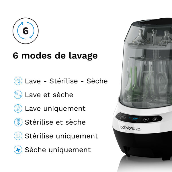 BABYBREZZA — Lave-biberons stérilisateur Bottle Washer Pro