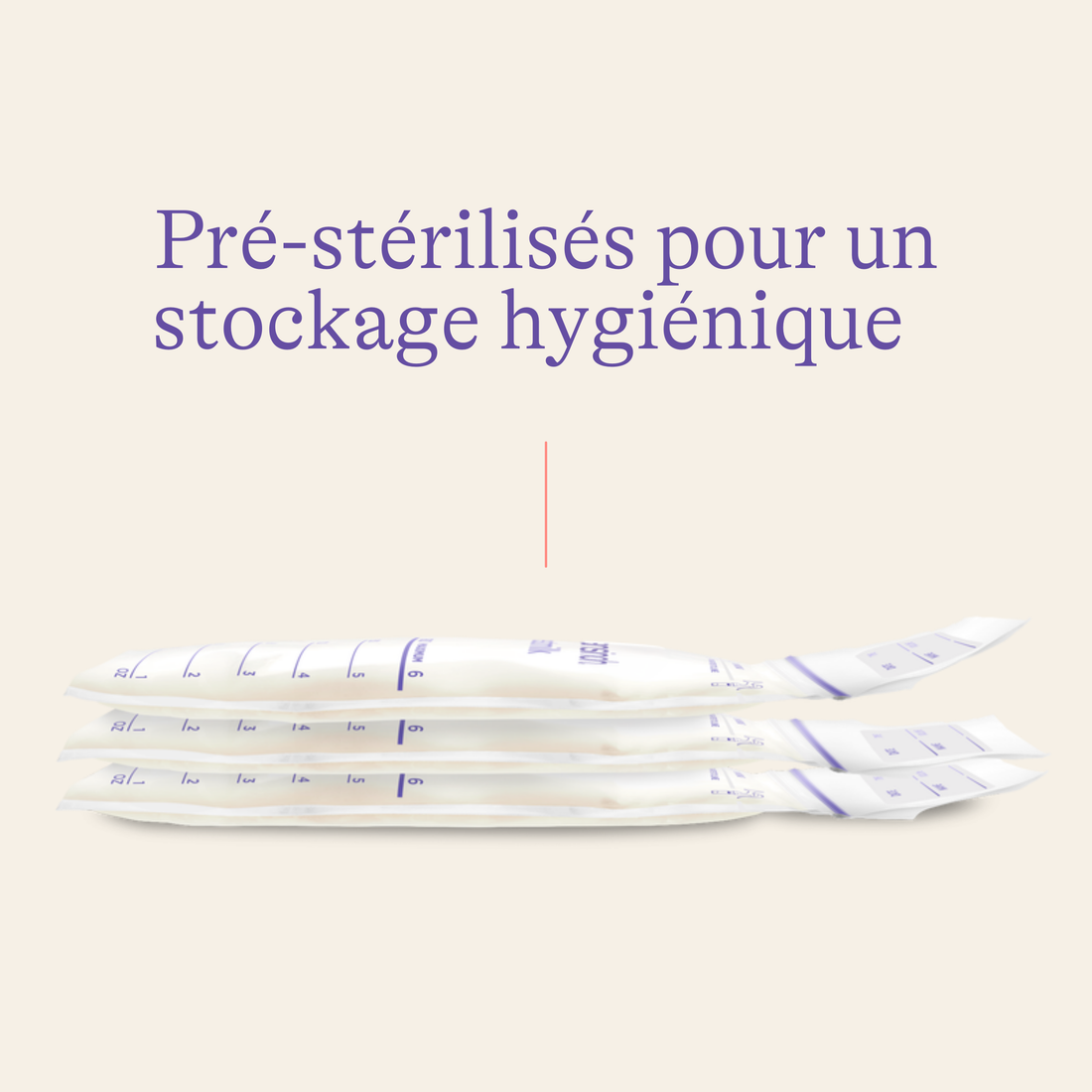 Sachets de conservation de lait maternel x25  Lansinoh