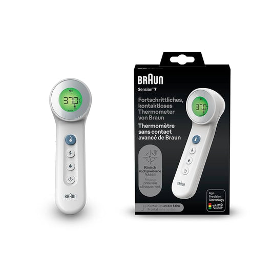 Thermomètre Braun Sensian 7 frontal sans contact 3-en-1