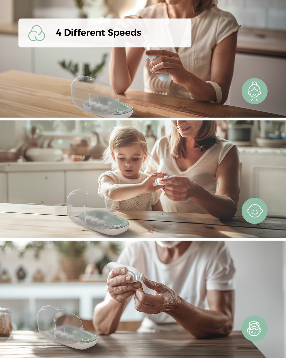 Lime à ongles électrique pour bébé Momcozy