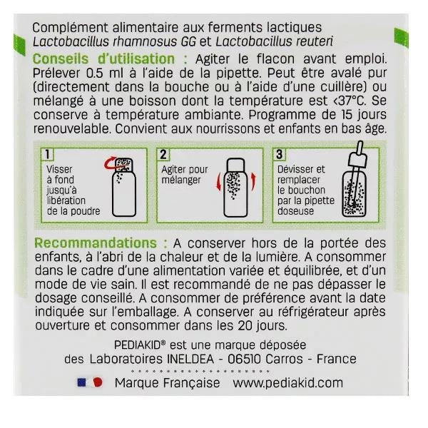 PEDIAKID anti colique -Colicillus Bébé L.Reuteri+ 8ml