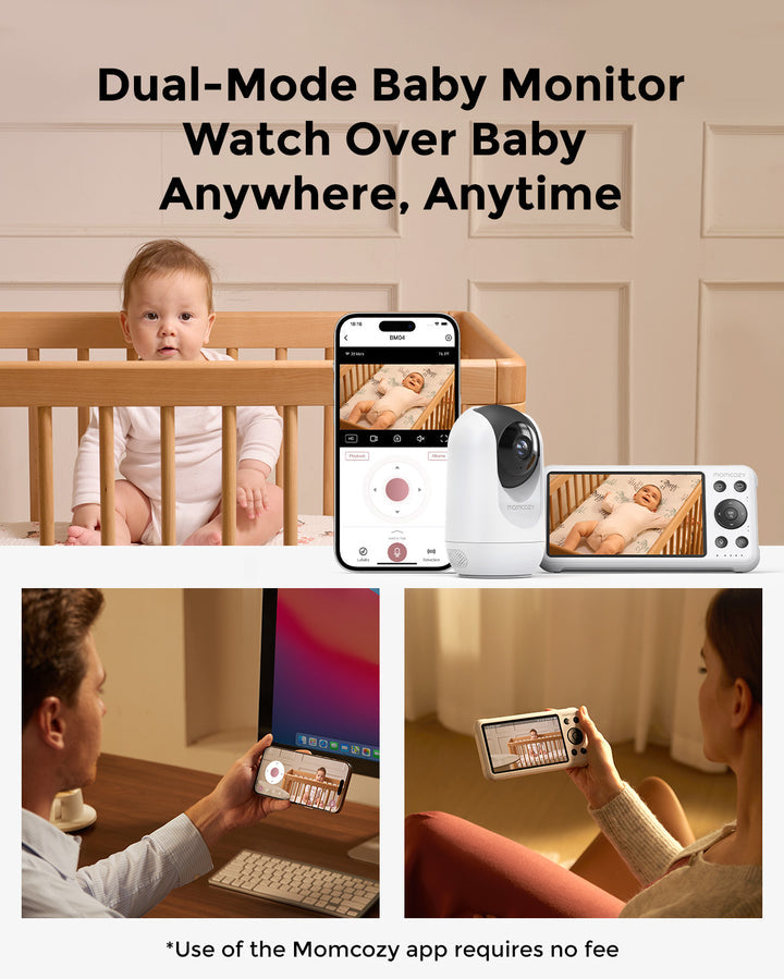 Momcozy Camera Moniteur Bébé Intelligent  BM04