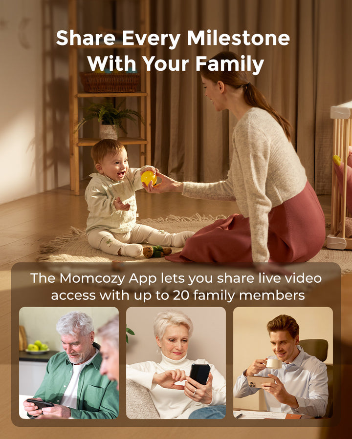 Momcozy Camera Moniteur Bébé Intelligent  BM04