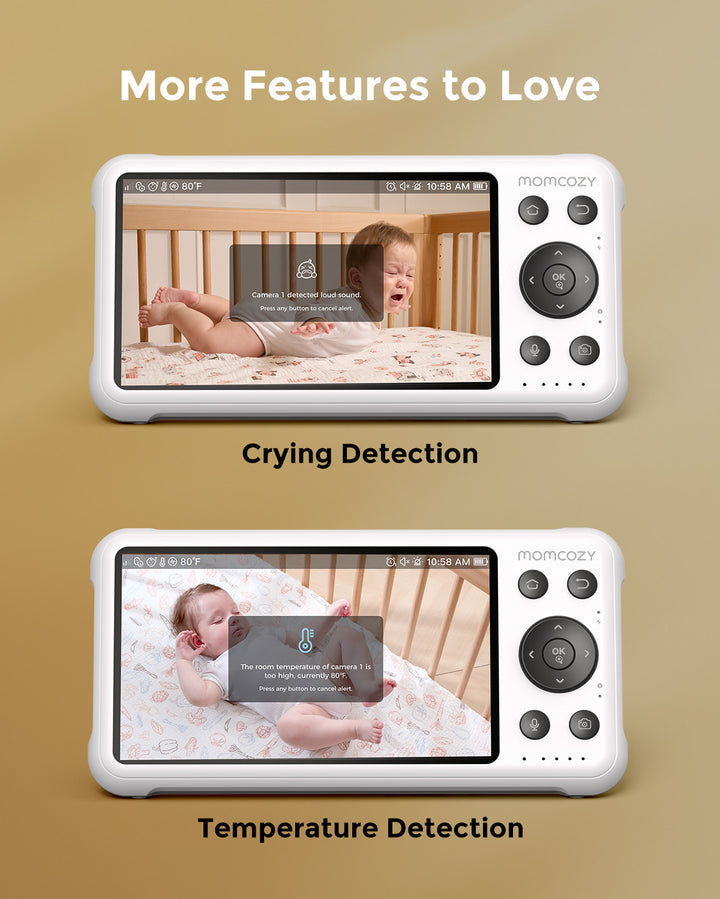 Momcozy Camera Moniteur Bébé Intelligent  BM04