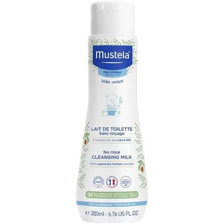 Mustela Lait De Toilette Sans Rincage Peaux Normales 200ml