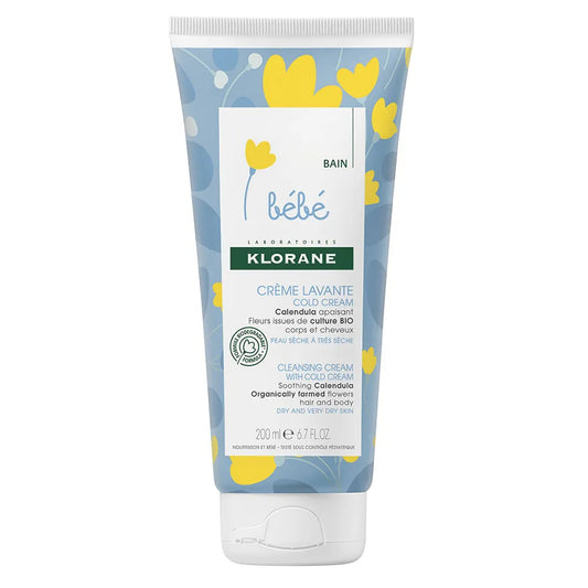 Klorane Bébé Creme Lavante Cold Cream 200ml