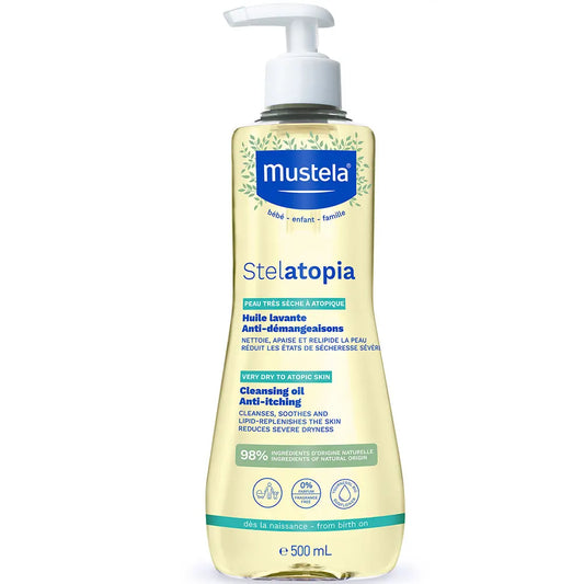 Mustela Stelatopia Huile Lavante Anti-Démangeaisons 500ml