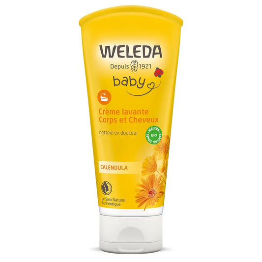 Weleda Calendula Creme Lavante Corps Et Cheveux Bebe 200ml