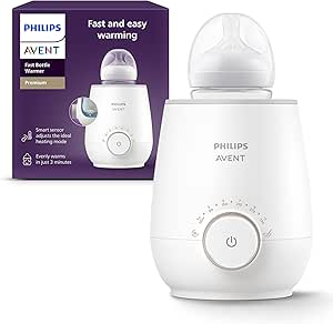 Philips Avent Premium - Chauffe-biberon rapide, avec contrôle intelligent de la température