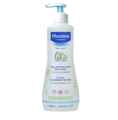 Mustela Eau Nettoyante Sans Rincage Peaux Normales 500ml